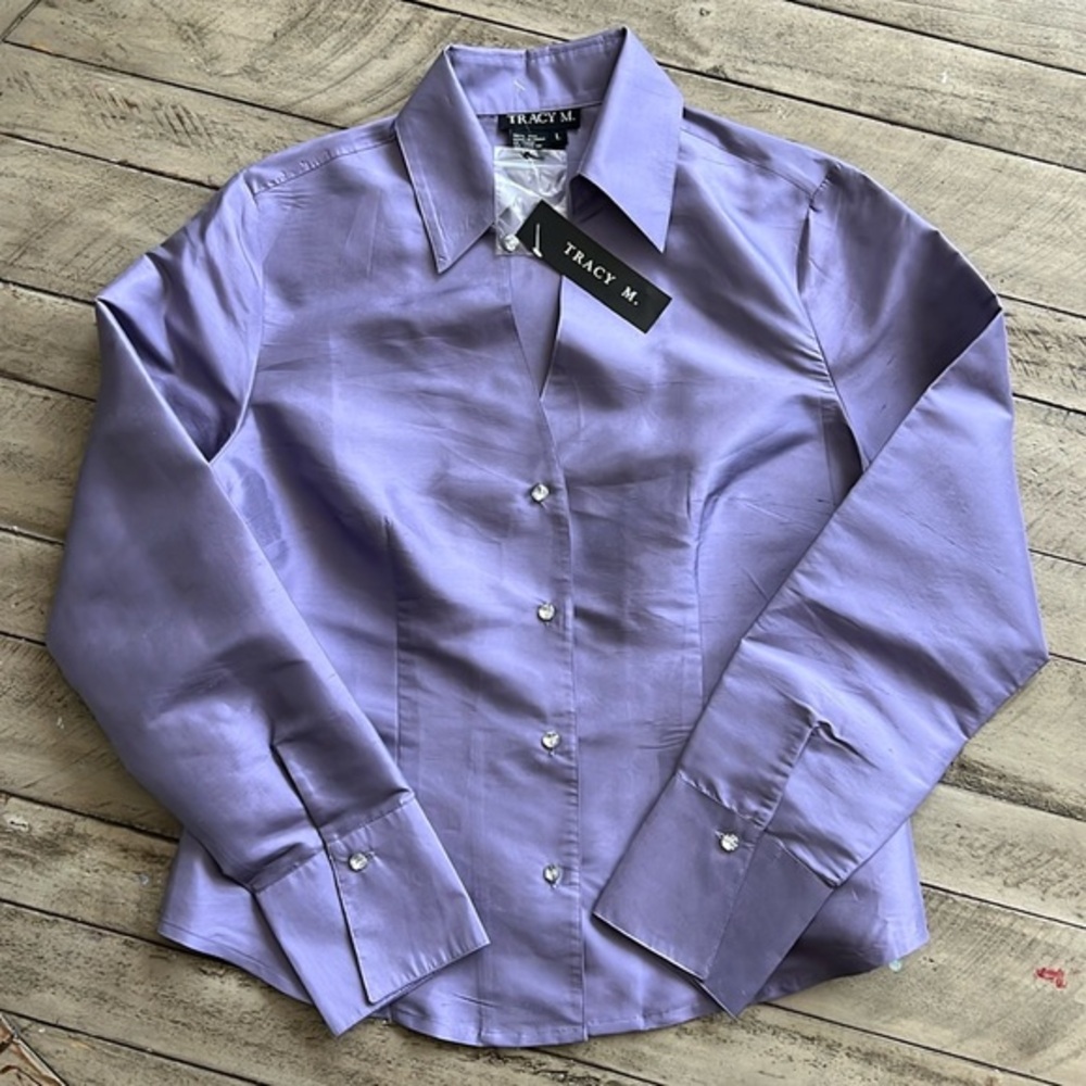 Vintage Tracy M 100% Silk blouse